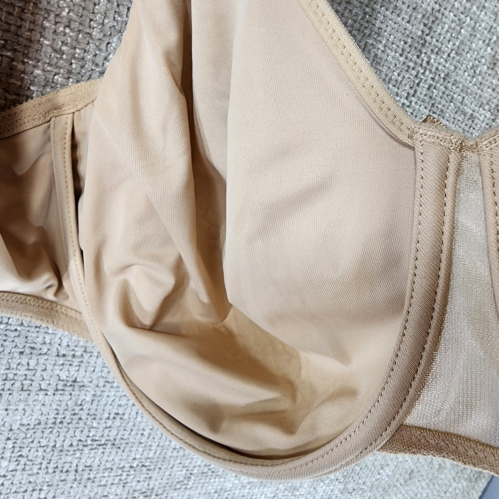 Chantelle C Magnifique Minimizer Bra C18910 Womens 40DDDD Beige Floral UW - Picture 9 of 11